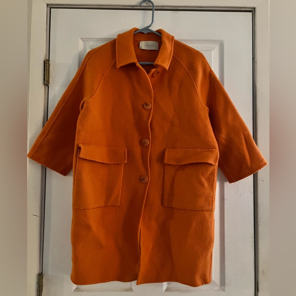 Ecru Emissary wool coat